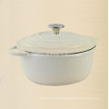 Enamel Cast Iron Cocotte Casserole with Ss Knob Dia 22cm